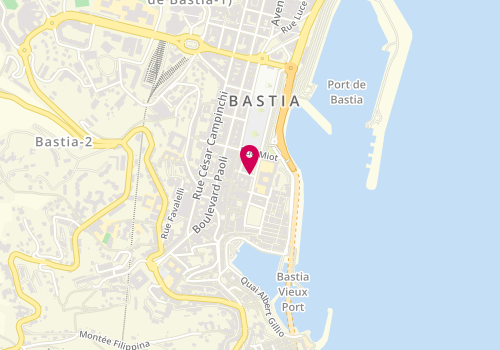 Plan de ALBERTINI Anthony, 5 Rue Jean Casale, 20200 Bastia