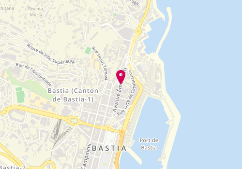 Plan de FRANCESCHI Philippe, 14 Avenue Emile Sari, 20200 Bastia