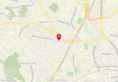 Plan de TEBOUL Nicolas, 51 Boulevard Delescluze, 83200 Toulon