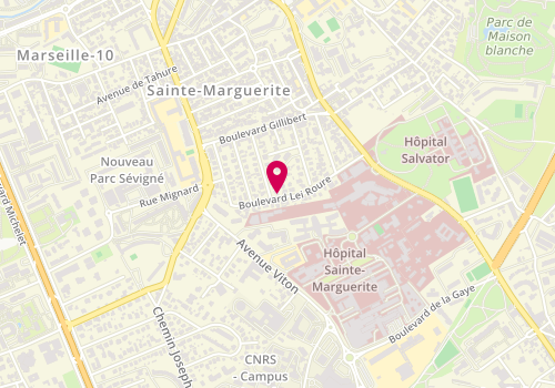 Plan de AMPHOUX François, 42 Boulevard Lei Roure, 13009 Marseille