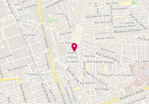 Plan de DEMOL Stéphanie, 44 Rue des 3 Frères Barthélémy, 13006 Marseille