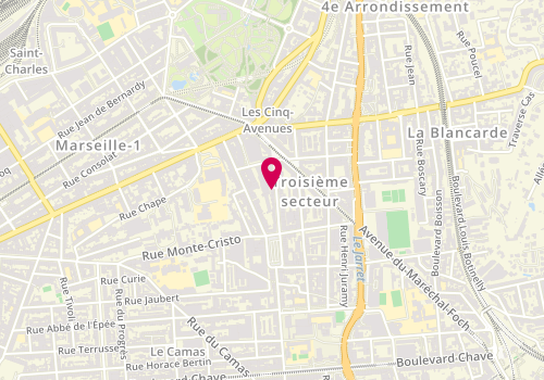 Plan de BOUDIER Joël, 16 Boulevard Georges Clemenceau, 13004 Marseille