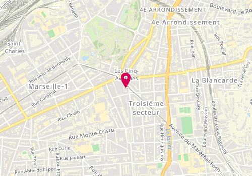 Plan de BENITTAH Kéren, 12 Avenue Marechal Foch, 13004 Marseille