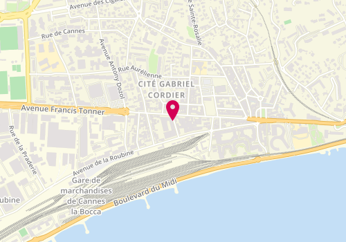 Plan de LE FRANT Eric, 4 Rue Saint Jean, 06150 Cannes