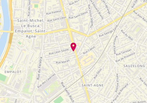 Plan de COUGET Patrice, 33 Avenue de l'Urss, 31400 Toulouse