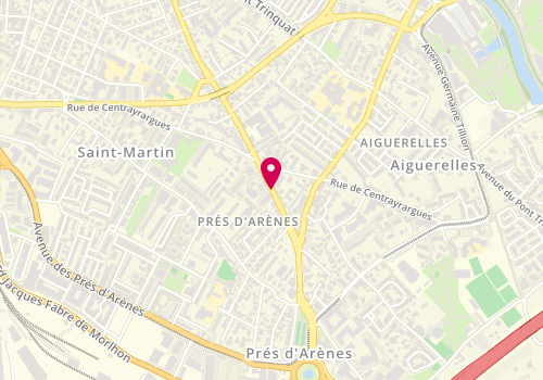 Plan de LEGENT Antoine, 134 Avenue de Palavas, 34070 Montpellier