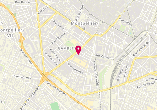 Plan de FUERTES Olivier, 6 Rue de Bercy, 34000 Montpellier