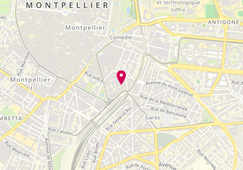 Plan de BOYER Elise, 22 Rue de Verdun, 34000 Montpellier