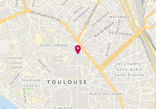 Plan de COMET Pauline, 52 Rue Alsace Lorraine, 31000 Toulouse