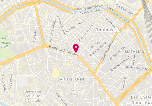 Plan de CORDIER-SCHAFFENER Marie, 2 Boulevard d'Arcole, 31000 Toulouse