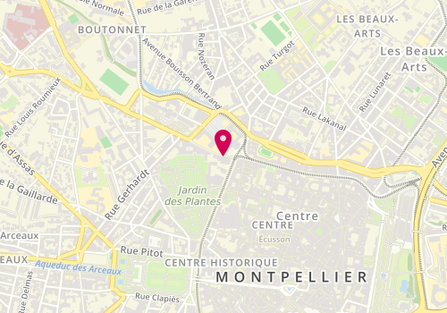 Plan de FRANCEZON Stéphanie, 47 Rue Auguste Broussonnet, 34090 Montpellier