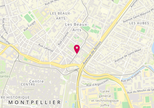 Plan de BONTEMPS Laurence, 6 Rue Substantion, 34000 Montpellier