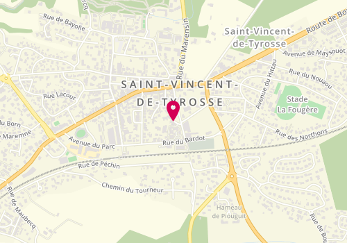 Plan de ARBULE Hélène, 22 Rue Plaisance, 40230 Saint-Vincent-de-Tyrosse