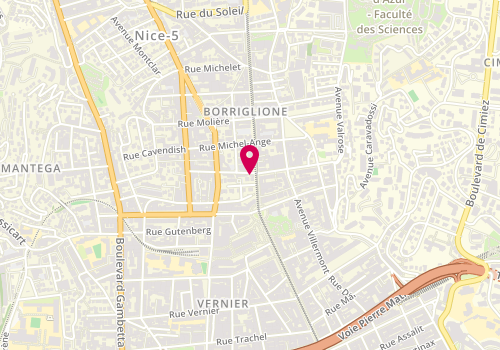 Plan de FERRANDO Christian, 1 Rue J et Xavier de Maistre, 06100 Nice