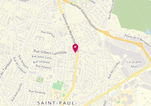 Plan de ALVES Tania, 19 Rue Gilbert Lahillade, 40990 Saint-Paul-lès-Dax