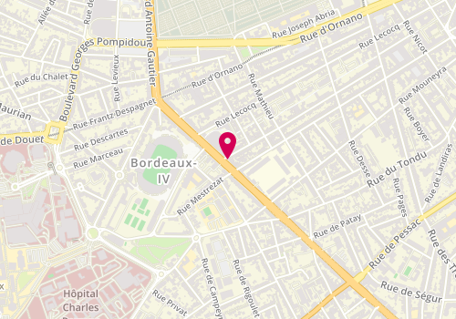 Plan de DE CUSSY Marc, 96 Boulevard Maréchal Leclerc, 33000 Bordeaux