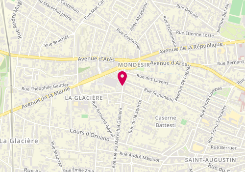 Plan de ALBOS Philippe, 20 Avenue du Maréchal Gallieni, 33700 Mérignac