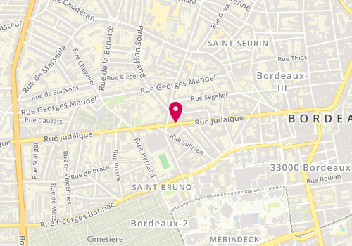 Plan de STOSSE Laurine, 147 Rue Judaïque, 33000 Bordeaux