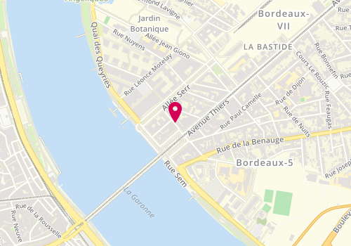 Plan de ERB Fabrice, 6 Rue Honoré Picon, 33100 Bordeaux