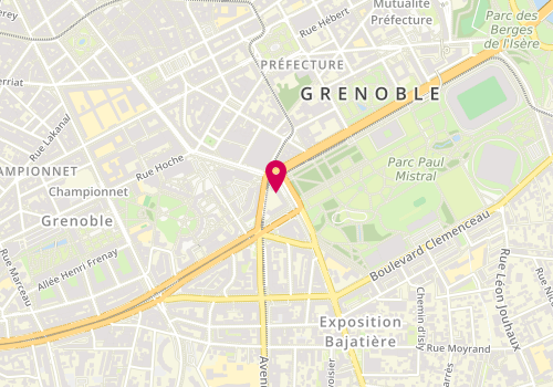 Plan de FOULON Antoine, 4 Place Paul Mistral, 38000 Grenoble