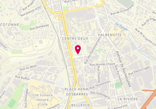 Plan de BRUYERE Camille, 23 Place du Bicentenaire, 42100 Saint-Étienne