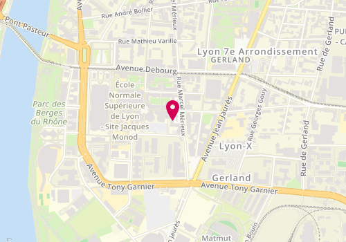 Plan de JENOC Quentin, 8 Place des Pavillons, 69007 Lyon