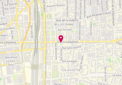 Plan de BOURDON-CHEVALIER Lucas, 252 Cours Lafayette, 69003 Lyon