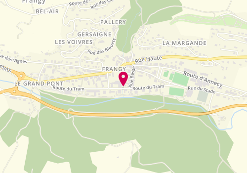 Plan de TOUSSAINT Loïc, 530 A Route du Tram, 74270 Frangy