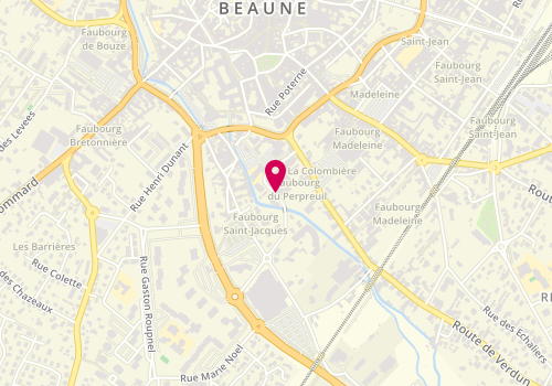 Plan de BAUDOT Martine, 16 Rue Jacques de Molay, 21200 Beaune
