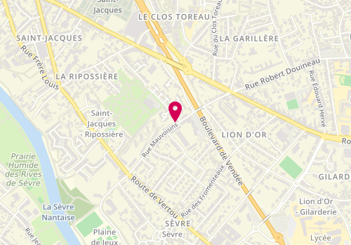 Plan de HUREL Louise, 38 Rue Mauvoisins, 44200 Nantes