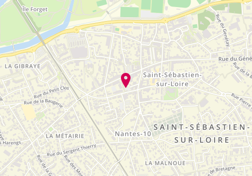 Plan de ANGEBAULT Sylvia, 14 Rue Armel Doudard, 44230 Saint-Sébastien-sur-Loire