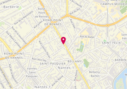 Plan de FOURNIER Stéphane, 181 Rue Paul Bellamy, 44000 Nantes