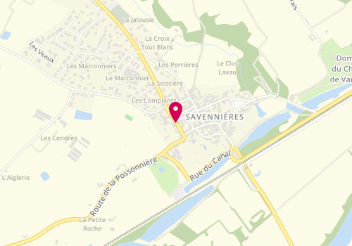 Plan de POUPLIN Bérengère, 6 Bis Rue Beau Soleil, 49170 Savennières