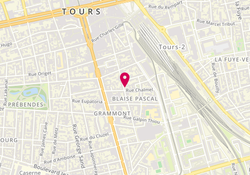 Plan de BAFFOU Edouard, 98 Rue Michelet, 37000 Tours