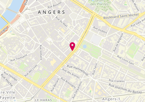Plan de BOURGEAIS Jean, 4 Boulevard Foch, 49100 Angers