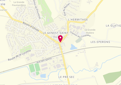 Plan de 0243565016, 2 Route des Chenes Secs, 53940 Le Genest-Saint-Isle