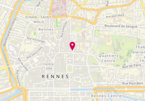 Plan de MELLET Marc, 13 Rue Hoche, 35000 Rennes