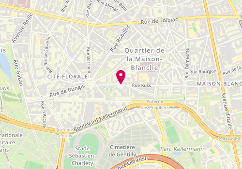 Plan de ABOULKHEIR Johannes, 24 Rue Brillat Savarin, 75013 Paris