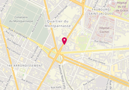 Plan de AZOULAY Marine, 87 Avenue Denfert Rochereau, 75014 Paris