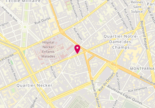 Plan de AUSSAT Héloïse, 136 Rue de Vaugirard, 75015 Paris