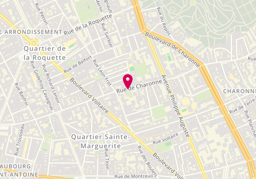 Plan de GISSELBRECHT Angélique, 136 Rue de Charonne, 75011 Paris