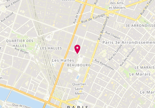 Plan de BAETE Alexis, 143 Rue Saint Martin, 75004 Paris