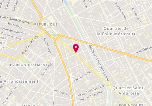 Plan de AMAR Kelly, 23 Boulevard Voltaire, 75011 Paris