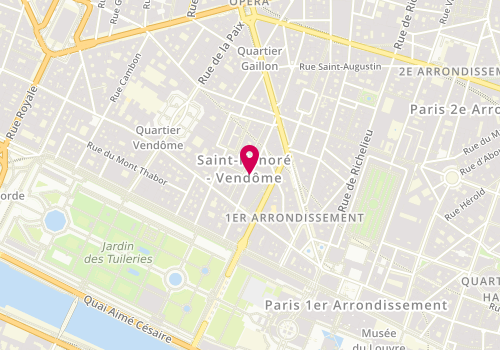 Plan de MORILLON Anne, 27 Rue Saint Roch, 75001 Paris