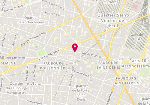 Plan de DELAGNEAU Valérie, 85 Rue Hauteville, 75010 Paris