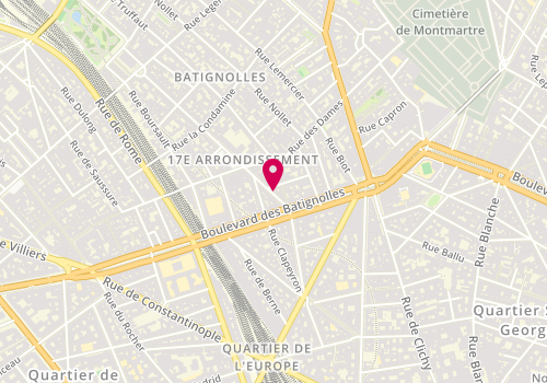 Plan de AMORIM Kevin, 6 Rue des Batignolles, 75017 Paris