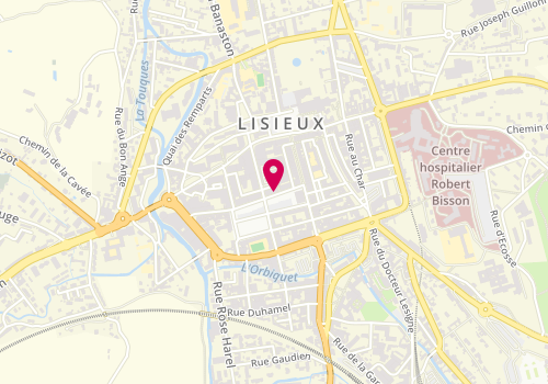 Plan de BADARELLO Laurent, 20 Place de la Republique, 14100 Lisieux