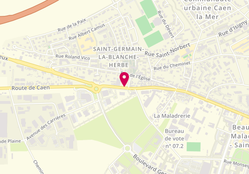 Plan de HAYOT STÉPHANIE Gautier, 168 Bis Rue du General Moulin, 14000 Caen