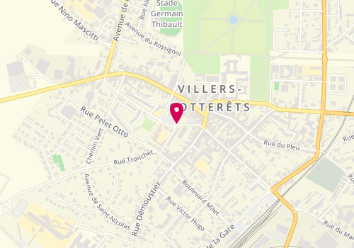 Plan de CARLIER Gaëlle, 2 Rue Ernest d'Hauterive, 02600 Villers-Cotterêts