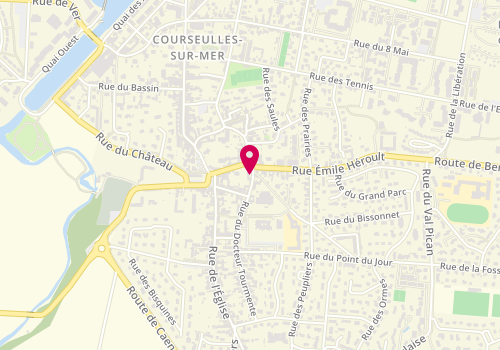 Plan de ACKERMANN Mathieu, 2 Bis Rue du Docteur Tourmente, 14470 Courseulles-sur-Mer